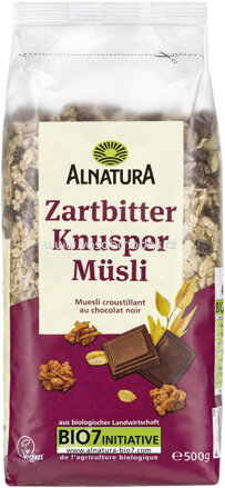 Alnatura Zartbitter Knusper Müsli, 500g