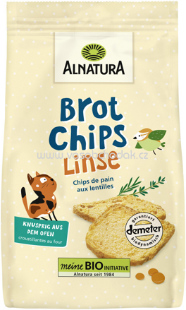 Alnatura Brot Chips Linse, 80g