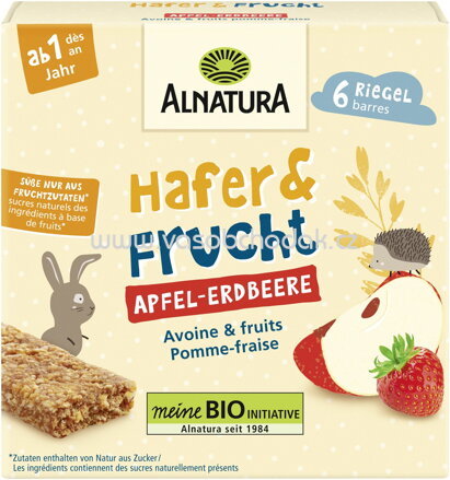 Alnatura Hafer & Frucht Apfel-Erdbeere, ab 1 Jahr, 140g