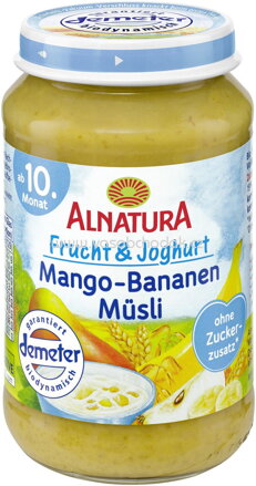 Alnatura Frucht & Joghurt Mango-Bananen-Müsli, ab 10. Monat, 190g