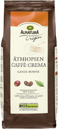 Alnatura Origin Äthiopien Caffè Crema ganze Bohne, 250g