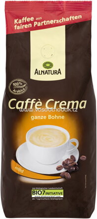 Alnatura Caffè Crema, ganze Bohne, 1 kg