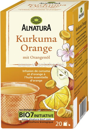 Alnatura Kurkuma-Orange-Tee, 20 Beutel