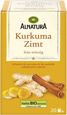 Alnatura Kurkuma Zimt Tee, 20 Beutel