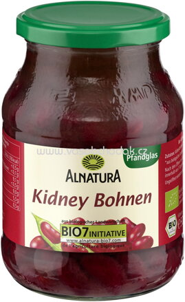 Alnatura Kidneybohnen im Pfandglas, 500g