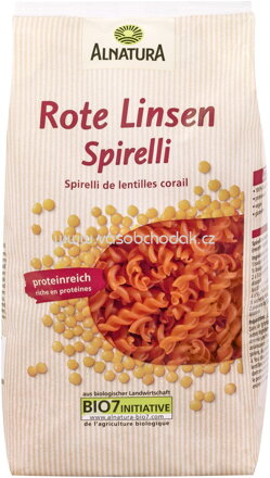 Alnatura Rote Linsen Spirelli, 250g