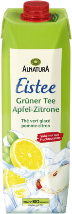 Alnatura Eistee Grüner Tee Apfel-Zitrone, 1 l