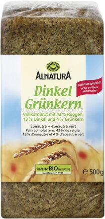 Alnatura Dinkel Grünkern Brot, 500g