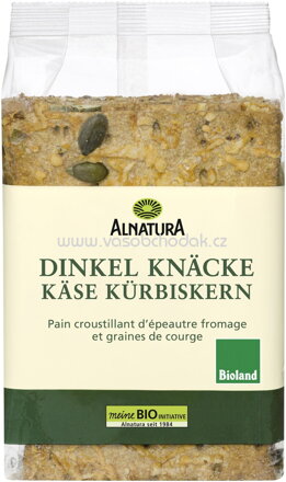 Alnatura Dinkel Knäcke Käse Kürbiskern, 200g