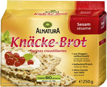 Alnatura Knäckebrot Sesam, 250g