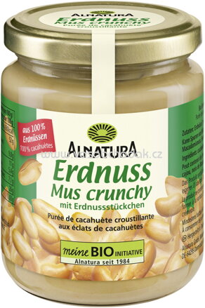 Alnatura Erdnussmus Crunchy, 250g