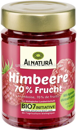 Alnatura Fruchtaufstrich Himbeere mit Agavendicksaft, 200g