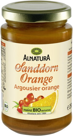 Alnatura Fruchtaufstrich Sanddorn Orange, 250g