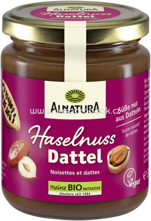 Alnatura Haselnuss Dattel Creme, 240g