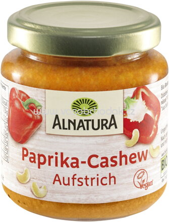 Alnatura Paprika-Cashew Aufstrich, 125g