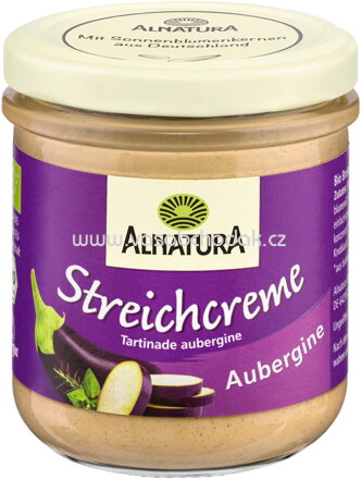 Alnatura Streichcreme Aubergine, 180g