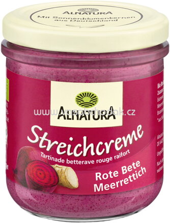 Alnatura Streichcreme Rote Bete Meerrettich, 180g