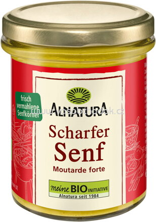 Alnatura Scharfer Senf, 175 ml
