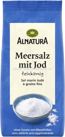Alnatura Meersalz mit Jod, 500g