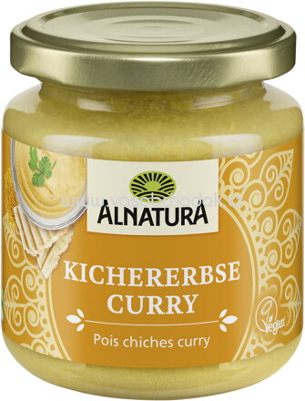 Alnatura Aufstrich Kichererbse Curry, 120g