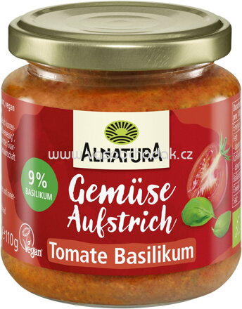Alnatura Gemüse Austrich Tomate Basilikum, 110g