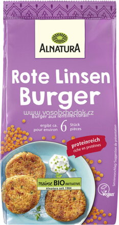 Alnatura Rote Linsen Burger, 200g