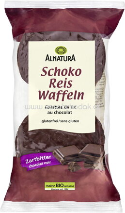 Alnatura Schoko Reis Waffeln Zartbitter, 100g