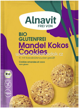 Alnavit Mandel Kokos Cookies, 125g