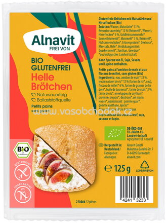 Alnavit Helle Brötchen, 2 St, 125g