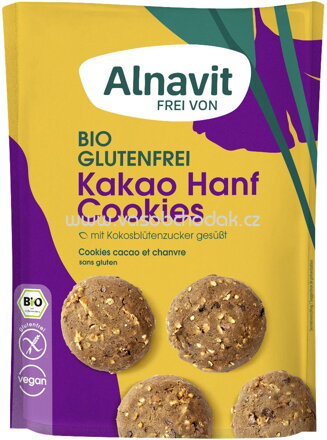 Alnavit Kakao Hanf Cookies, 125g