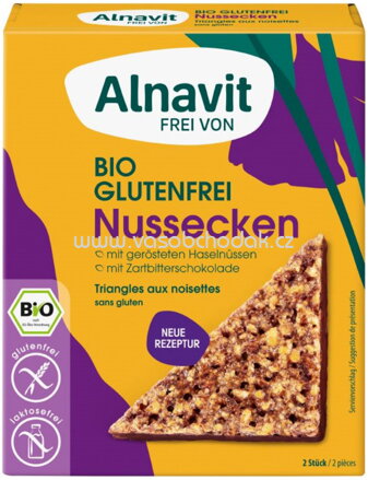 Alnavit Nussecken, 2x75g, 150g