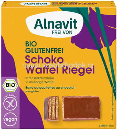 Alnavit Schoko Waffel Riegel, 3x25g, 75g