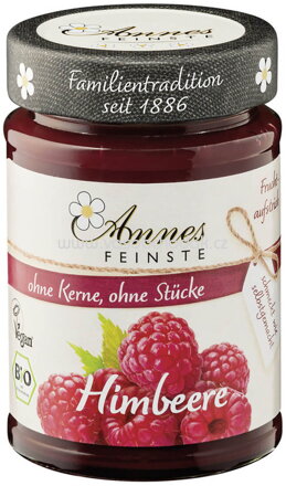 Annes Feinste Konfitüre Himbeere, ohne Kerne & Stücke, 210g