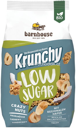 Barnhouse Krunchy Low Sugar Crazy Nuts, 375g