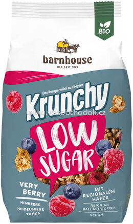 Barnhouse Krunchy Low Sugar Very Berry, 375g