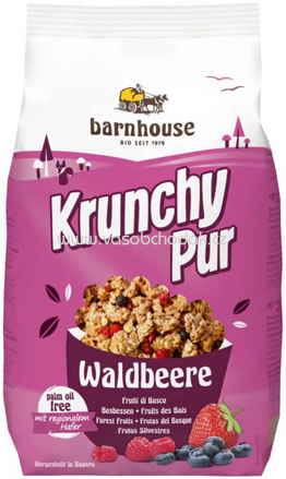 Barnhouse Krunchy Pur Waldbeere, 375g