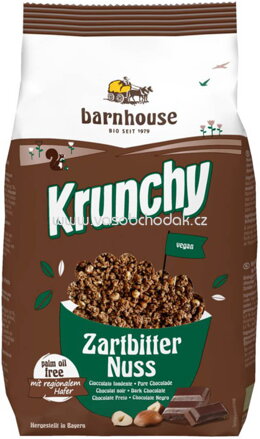 Barnhouse Krunchy Zartbitter Nuss, 375g