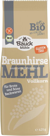 Bauck Mühle Braunhirse Mehl Vollkorn, glutenfrei, 425g