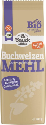 Bauck Mühle Buchweizen Mehl Vollkorn, glutenfrei, 500g
