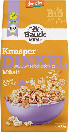 Bauck Mühle Knusper Dinkel Müsli, 425g