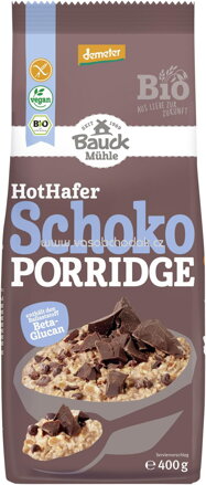 Bauck Mühle Hot Hafer Schoko Porridge, glutenfrei, 400g