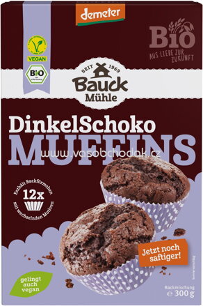 Bauck Mühle DinkelSchoko Muffins, 300g