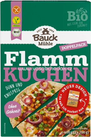 Bauck Mühle Flammkuchen, glutenfrei, 400g