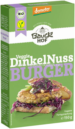 Bauckhof Veggie Dinkel Nuss Burger, 150g