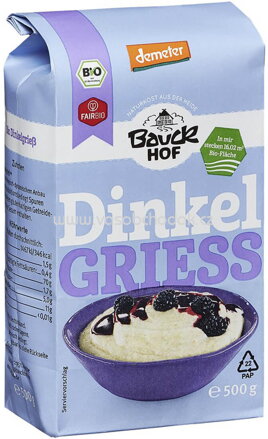 Bauckhof Dinkel Griess, 500g