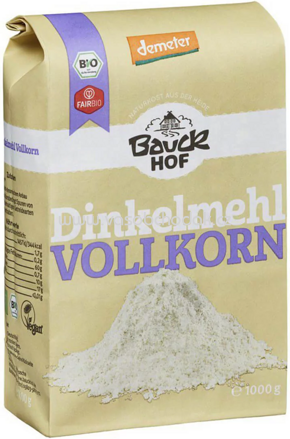 Bauckhof Dinkelmehl Vollkorn, 1kg