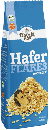 Bauckhof Hafer Flakes, ungesüßt, glutenfrei, 225g