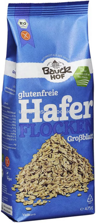 Bauckhof Hafer Flocken, Großblatt, glutenfrei, 475g