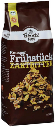 Bauckhof Knusper Frühstück Zartbitter, glutenfrei, 300g