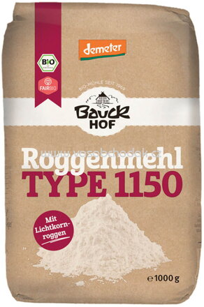 Bauckhof Roggenmehl Type 1150, 1kg